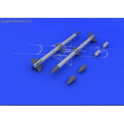 AIM-120A/B AMRAAM (2pcs)  - 1/48 detail set