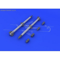 AIM-120C AMRAAM (2pcs)  - 1/48 detail set