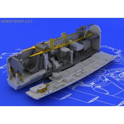 Bf 110E cockpit - 1/72 update set