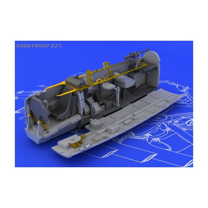 Bf 110E cockpit - 1/72 update set