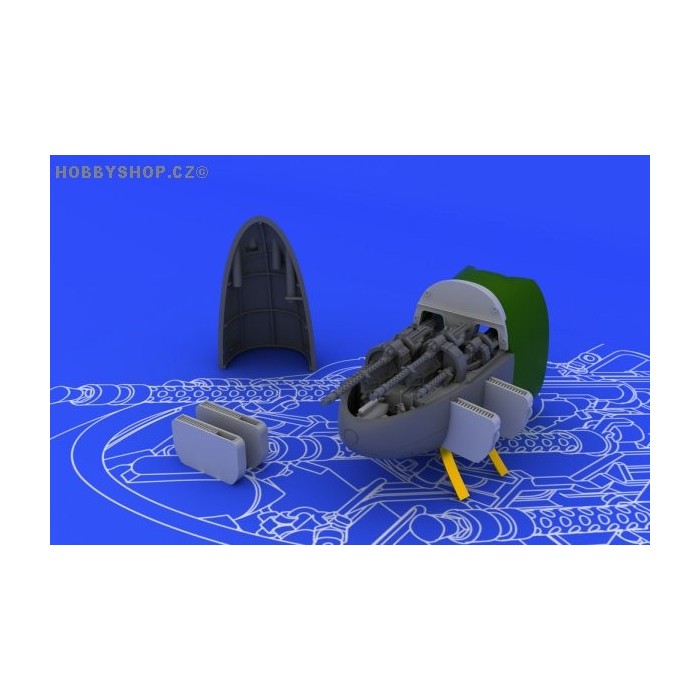 Bf 110C/D nose guns - 1/72 update set