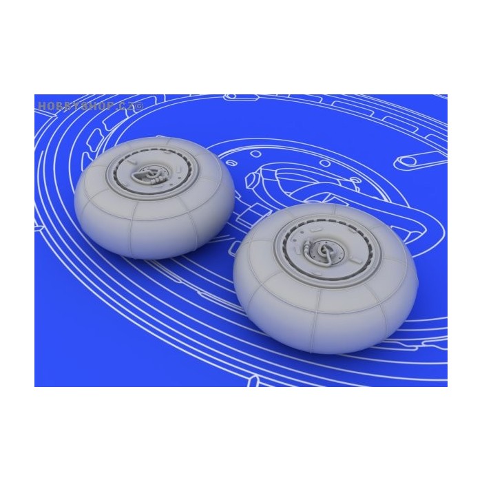 Bf 110G wheels - 1/72 update set