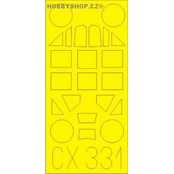 Bf 109E Limited - 1/72 mask