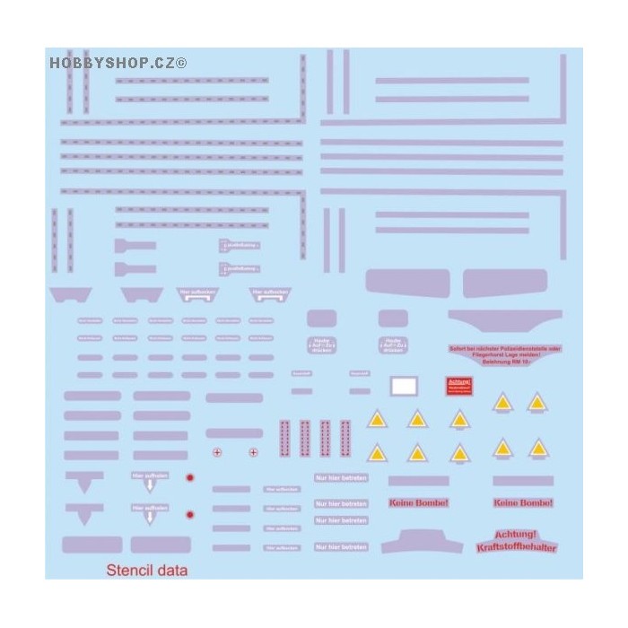 Fw 190A stencils - 1/48 decals