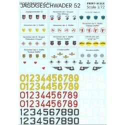 Jagdgeschwader 52 - 1/72 decal
