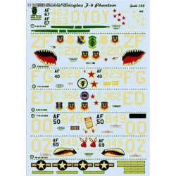 F-4 Phantom 'In Vietnam War' - 1/48 decal