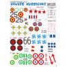 Hawker Hurricane - 1/72 decal