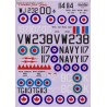 Hawker Sea Fury Part 1 - 1/48 decal