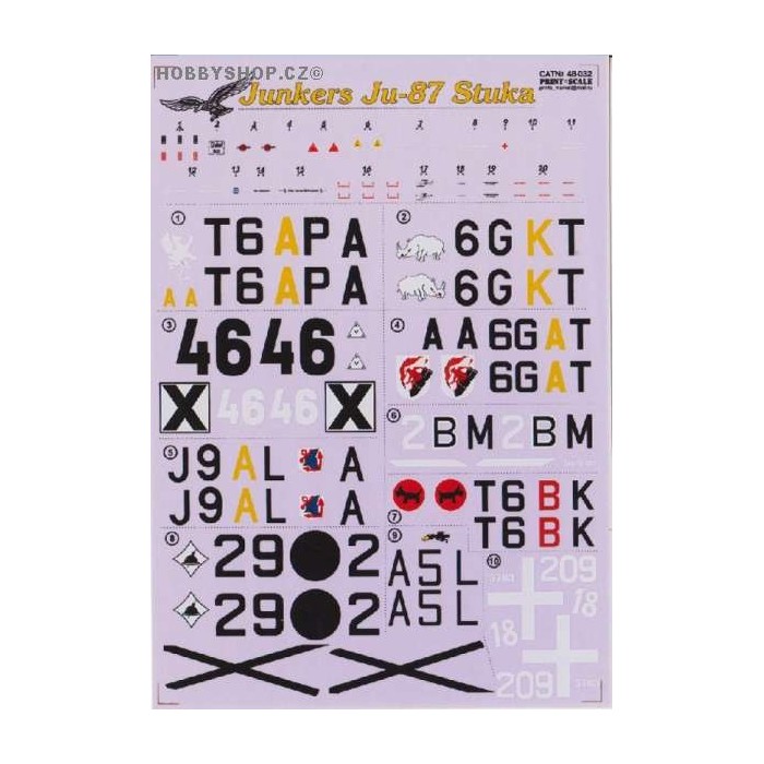 Junkers Ju 87 Stuka - 1/48 decal
