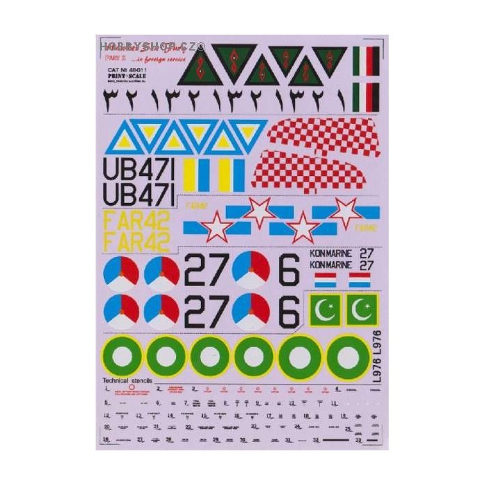 Hawker Sea Fury Part 2 - 1/48 decal