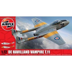 D.H Vampire T.11 - 1/72 kit