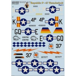 P-47 Thunderbolt Part 1 - 1/72 decal