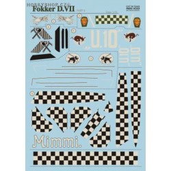 Fokker D.VII Part 2 w/lozenge - 1/72 decal