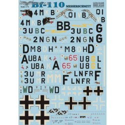 Messerschmitt Bf 110 - 1/72 decal