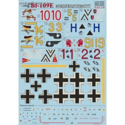 Messerschmitt Bf 109E Part 1 - 1/48 decal