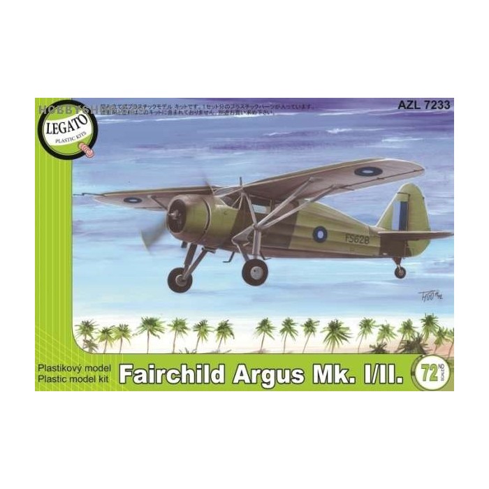 Fairchild Argus Mk.I / Mk.II - 1/72 kit