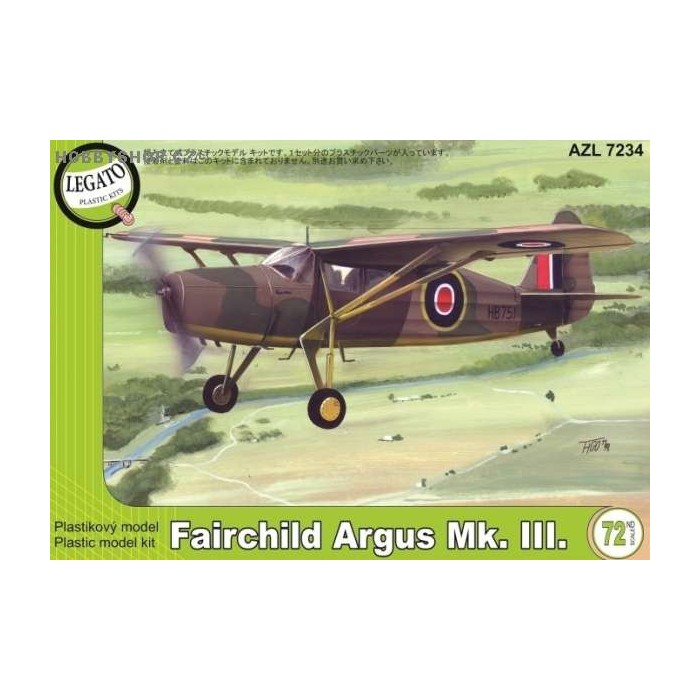 Fairchild Argus Mk.III - 1/72 kit