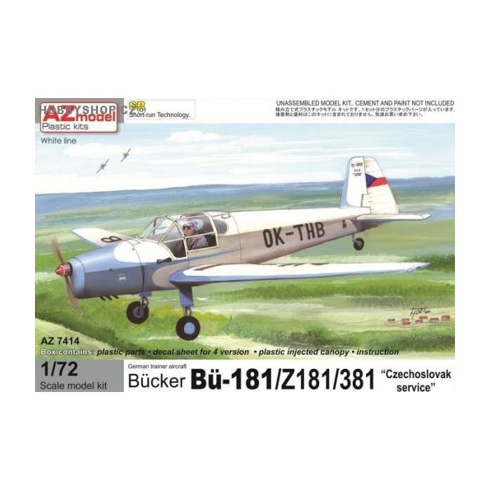 Bücker Bü 181/381/Z-181 Czechoslovak service - 1/72 kit