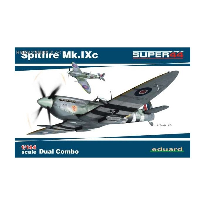 Spitfire Mk.IXc  DUAL COMBO - 1/144 kit