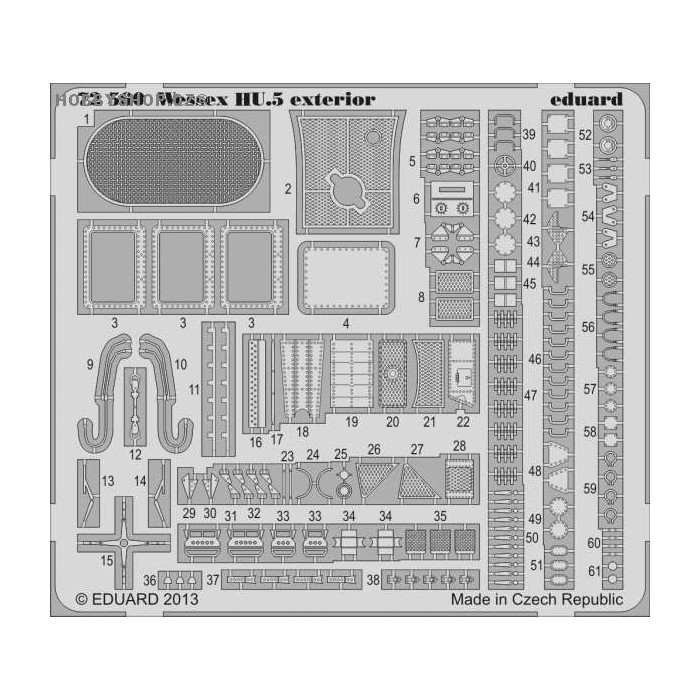 Wessex HU.5 exterior - 1/72 PE set