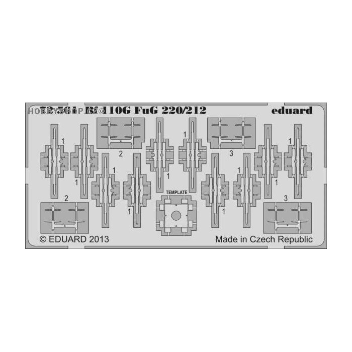 Bf 110G FuG 220/212 - 1/72 PE set