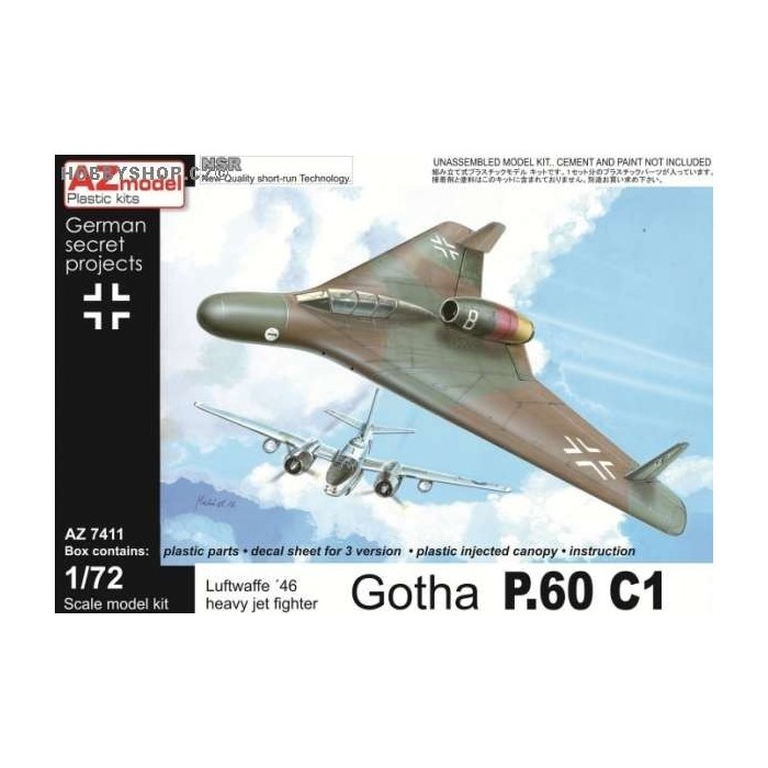 Gotha P-60C-1 Heavy fighter - 1/72 kit