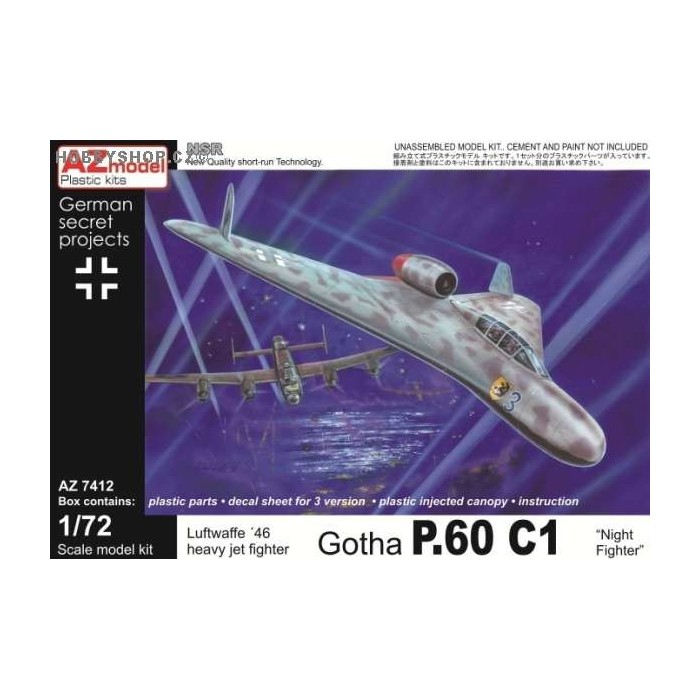 Gotha P-60C-1 Night fighter - 1/72 kit