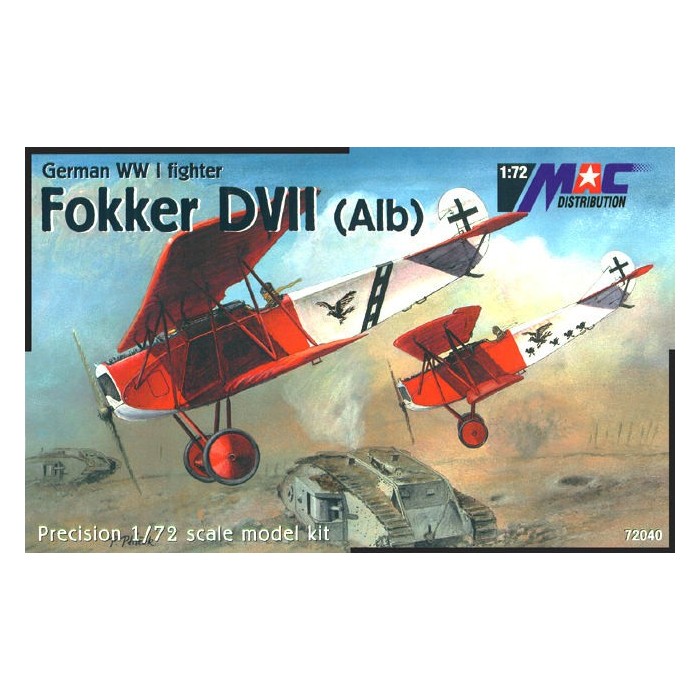 Fokker DVII (Alb) - 1/72 kit