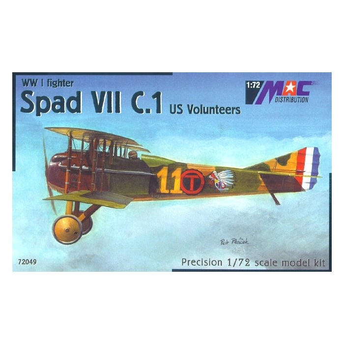 Spad VII C.1 US Volunteers - 1/72 kit