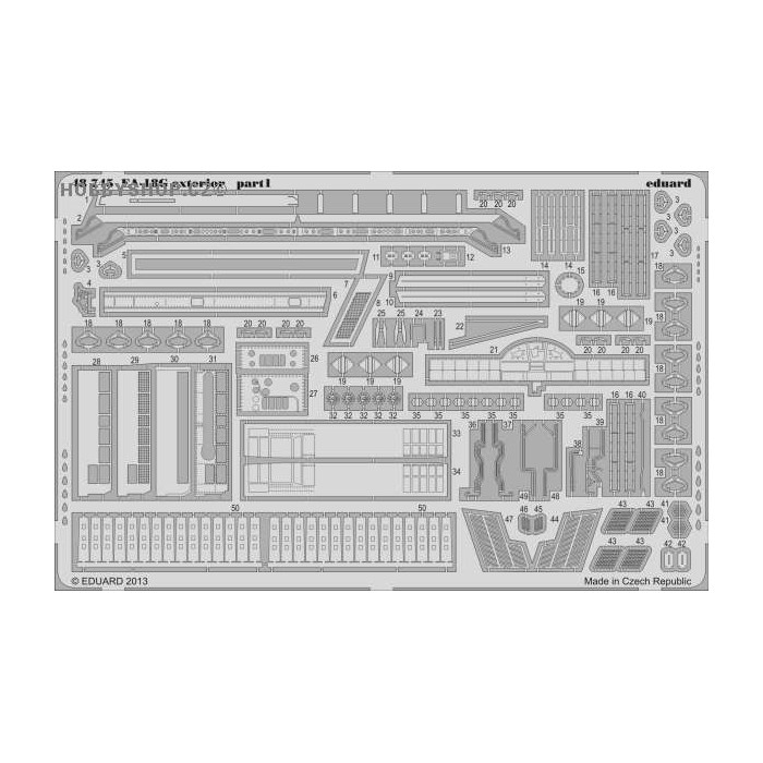 EA-18G exterior - 1/48 PE set