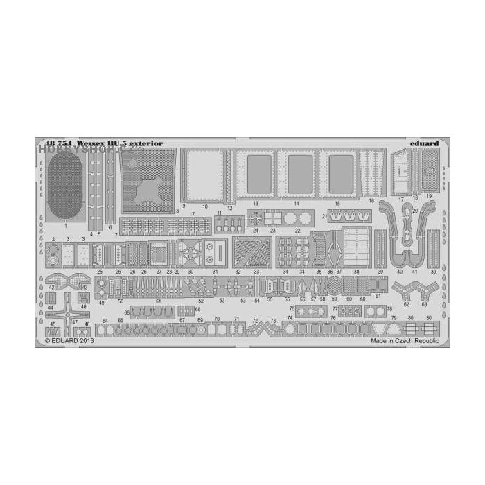 Wessex HU.5 exterior - 1/48 PE set