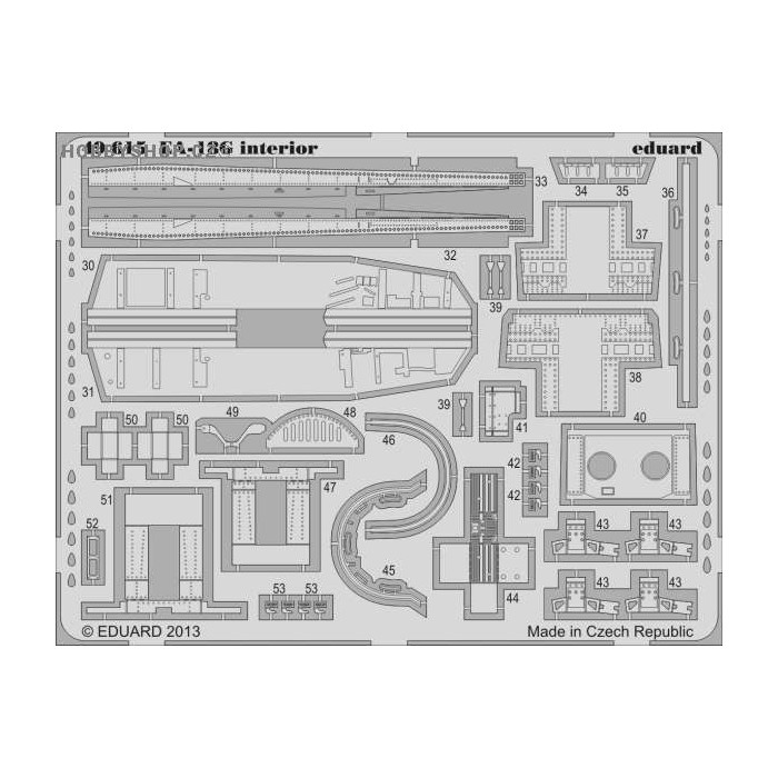 EA-18G interior S.A. - 1/48 painted PE set