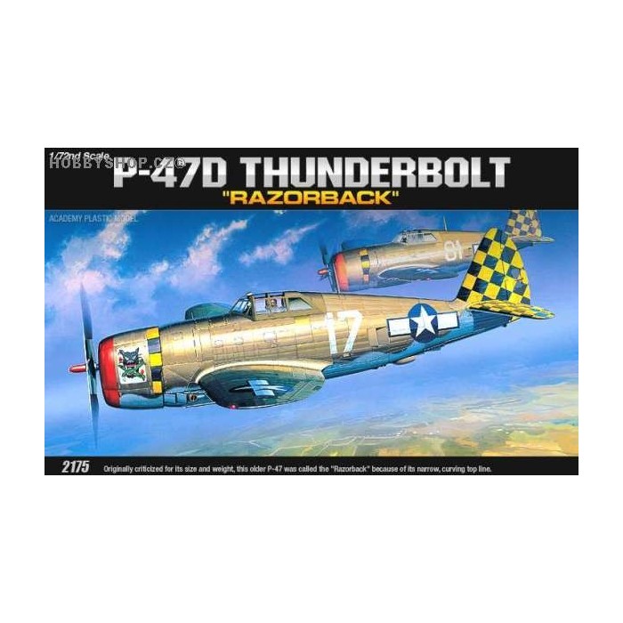 P-47D Razorback - 1/72 kit