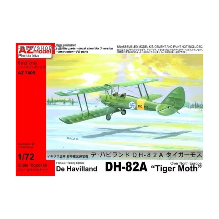DH-82A Tiger Moth over North Europe - 1/72 kit