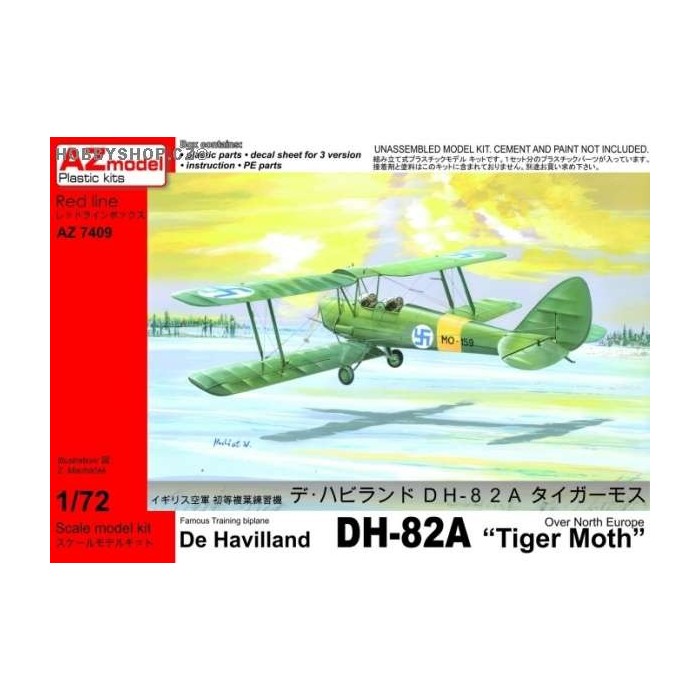DH-82A Tiger Moth over North Europe - 1/72 kit