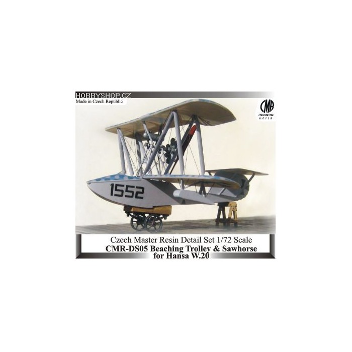 Beaching Dolly for Hansa W.20 Flying Boat - 1/72 resin kit