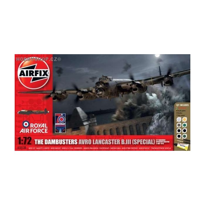 Lancaster Dambuster Gift Set - 1/72 kit