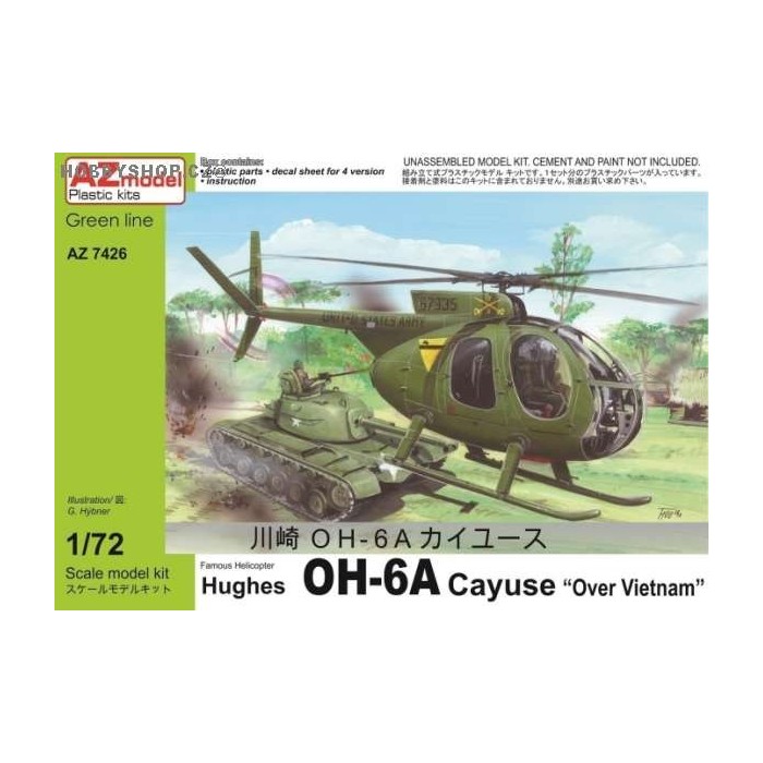 Hughes OH-6A over Vietnam - 1/72 kit