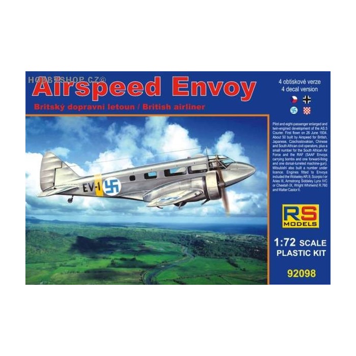 Airspeed Envoy Castor engine - 1/72 kit