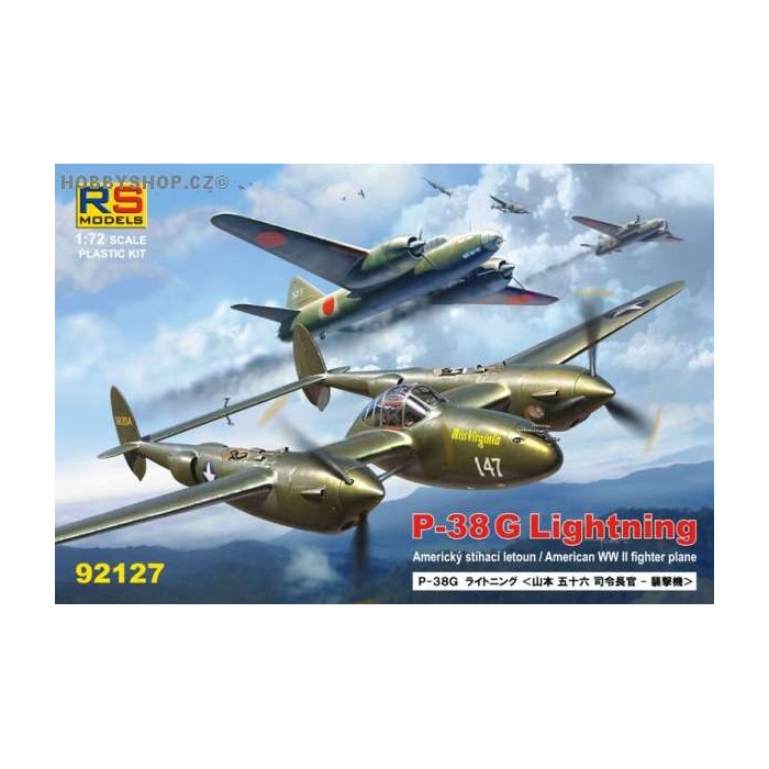 P-38G Lightning - 1/72 kit