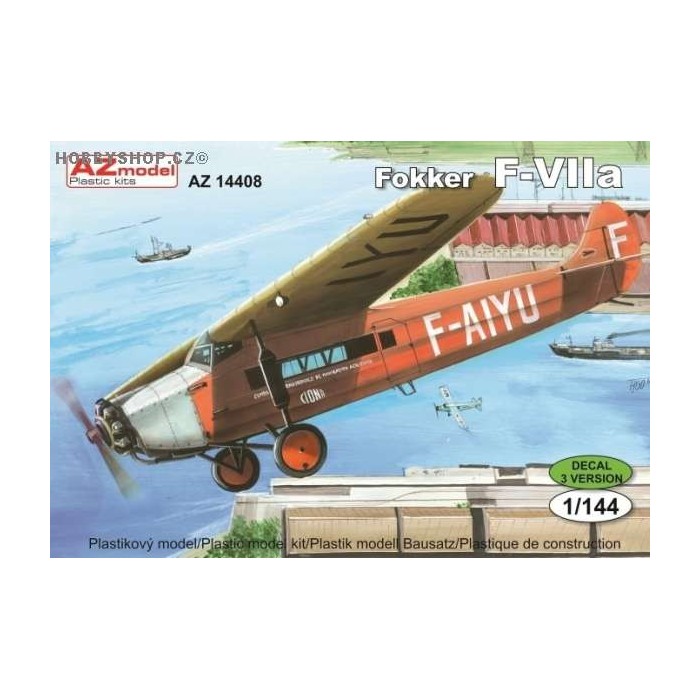 Fokker F.VIIa Civil - 1/144 kit