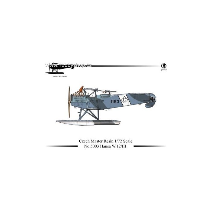 Hansa W.12/III - 1/72 resin kit