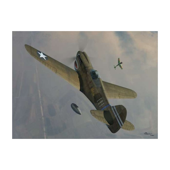 Curtiss P-40K Warhawk 2 in 1 - 1/72 kit