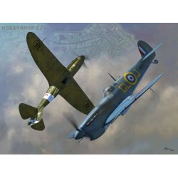 Spitfire Mk.Vc & Re.2001 over Malta 2 in 1 - 1/72 kit