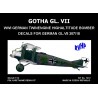 Gotha GL VII - 1/72 resin kit