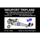 Nieuport Triplane - British - 1/72 resin kit