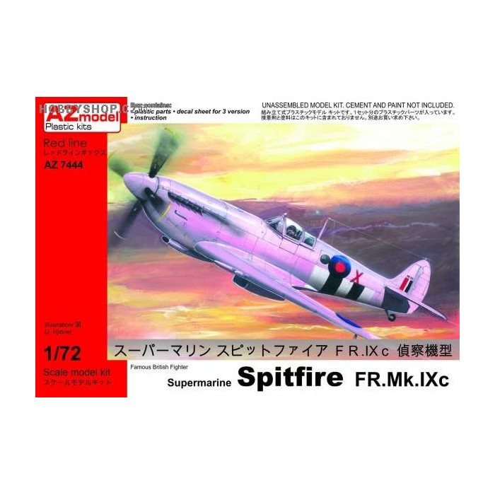 Supermarine Spitfire FR Mk.IXc  - 1/72 kit