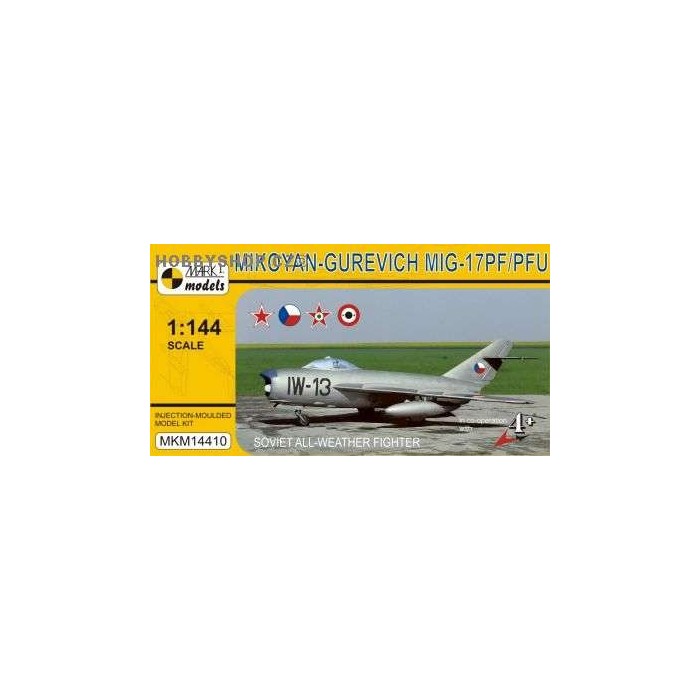 MiG-17PF/PFU - 1/144 plastic kit