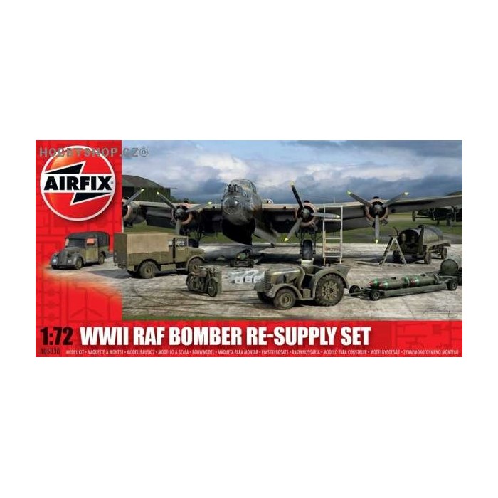 WWII RAF Bomber Re-supply set - 1/72 kit