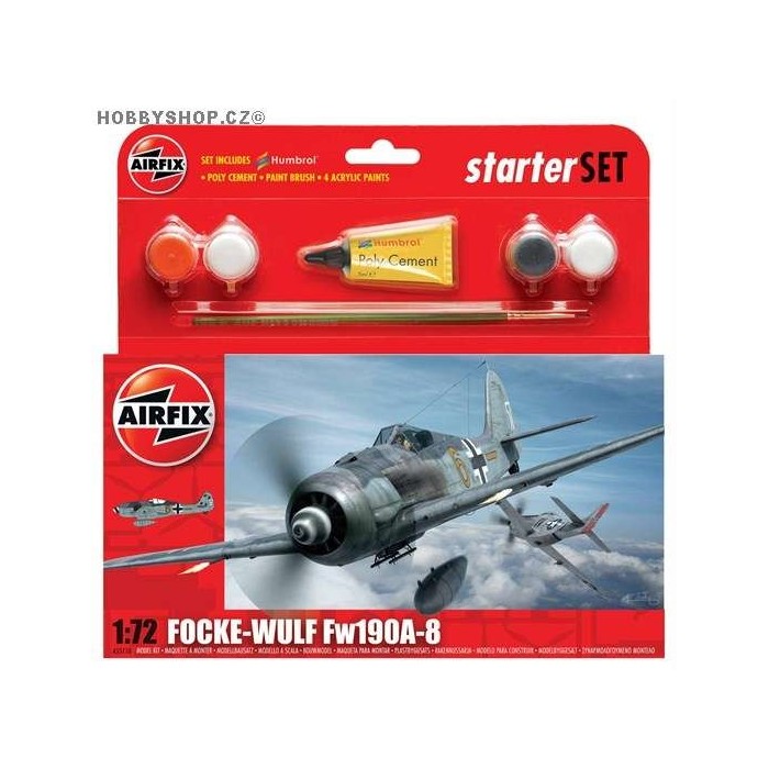 Focke Wulf Fw 190A-8 Starter Set - 1/72 kit